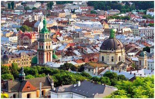 Львов, один из красивейших городов Украины.