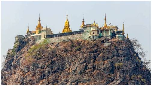 Таунг Калат, монастырь на вулкане