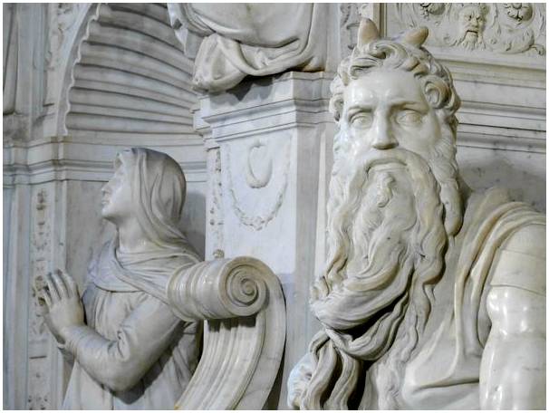 Моисей Микеланджело, важный визит в Рим