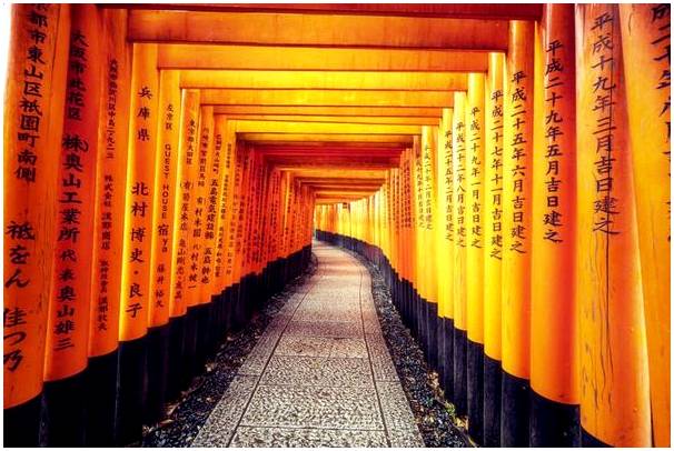 Самые красивые синтоистские святыни Киото