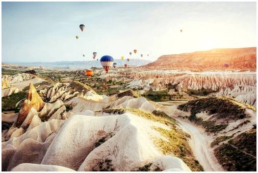 Лучшие места в мире для полета на воздушном шаре