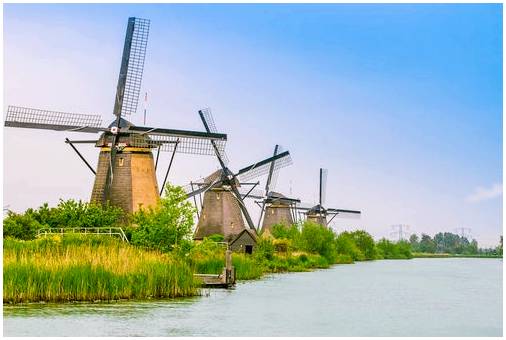 Самые впечатляющие голландские ветряные мельницы