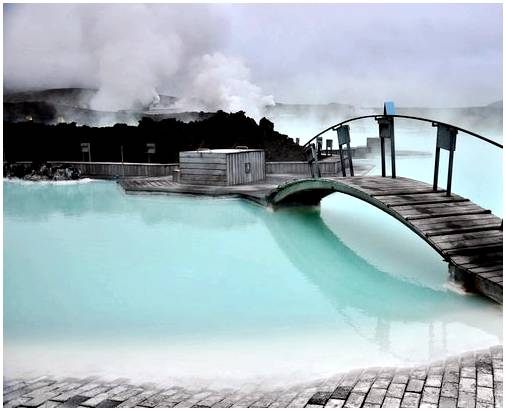 Голубая лагуна в Исландии, оздоровительный туризм