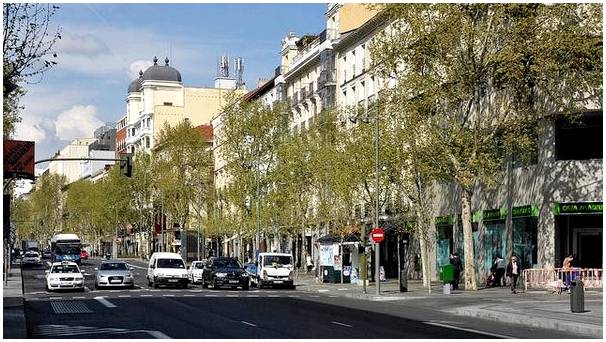 Прогулка по улице Серрано в Мадриде