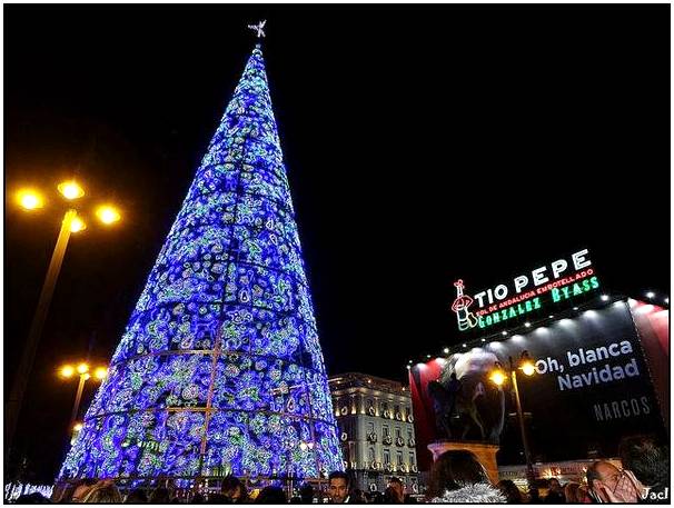 Рождество в Мадриде, грандиозное световое шоу