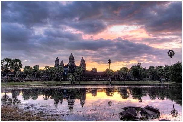 Лучшие рассветы мира в Сием-Рипе, Камбоджа