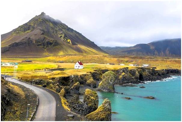 Снафедльснес, сказочное место в Исландии.