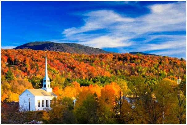 Вермонт и его живописные цвета осени