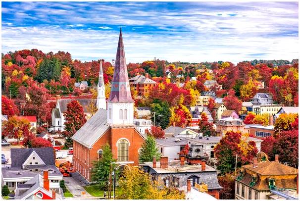 Вермонт и его живописные осенние краски