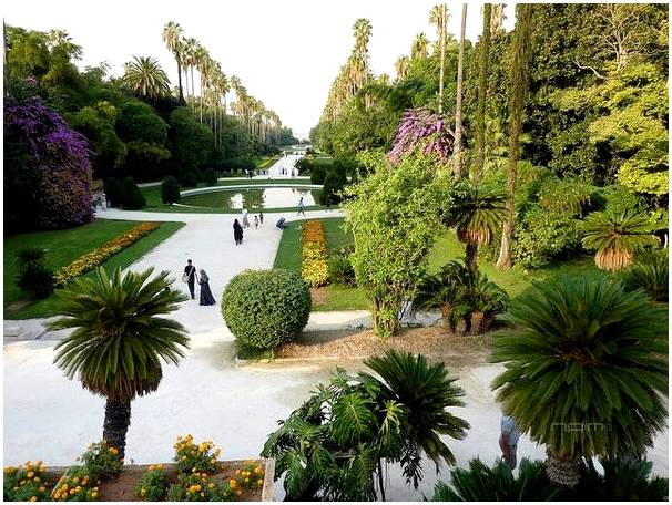 Jardin d'Essai de Hamma, оазис в Алжире.