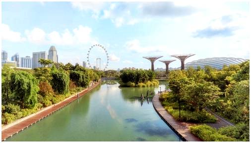 Впечатляющие сады у залива в Сингапуре