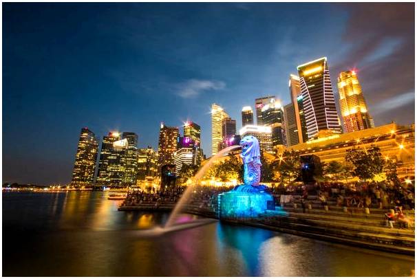 Наслаждайтесь световыми шоу Сингапура
