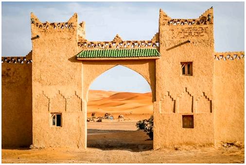 Мерзуга, город в пустыне Сахара