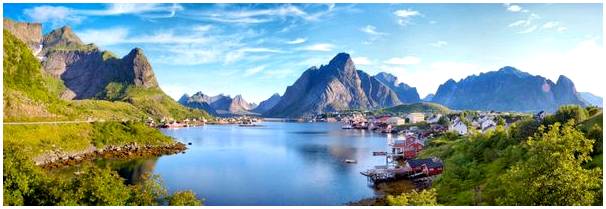 Рейне, одна из самых красивых деревень Норвегии.