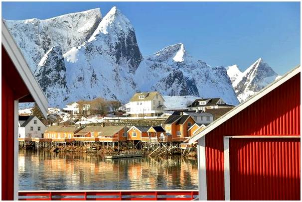 Рейне, одна из самых красивых деревень Норвегии.
