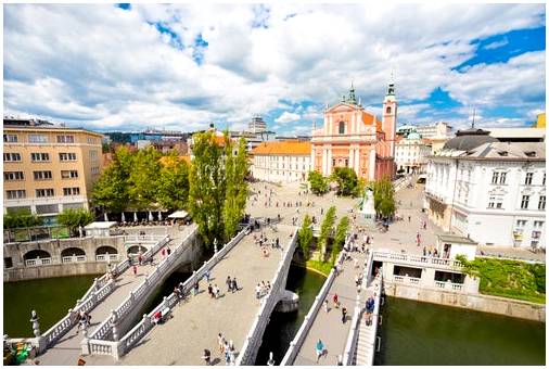 Любляна, столица Словении и ее безмятежная красота.