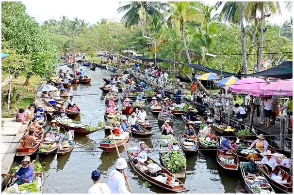Лучшие плавучие рынки Таиланда