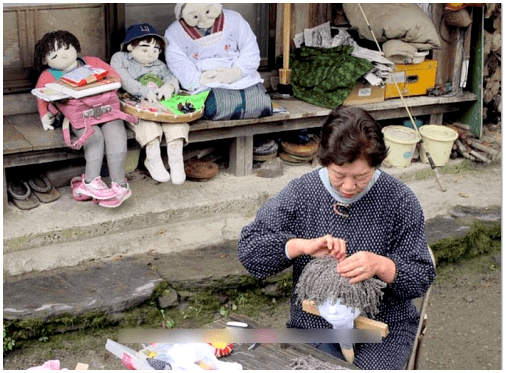 Нагоро в Японии: кукольная деревня