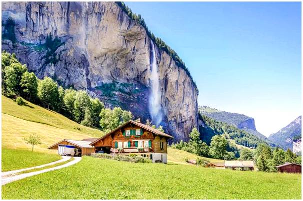 Лаутербруннен в Швейцарии и его впечатляющие скалы