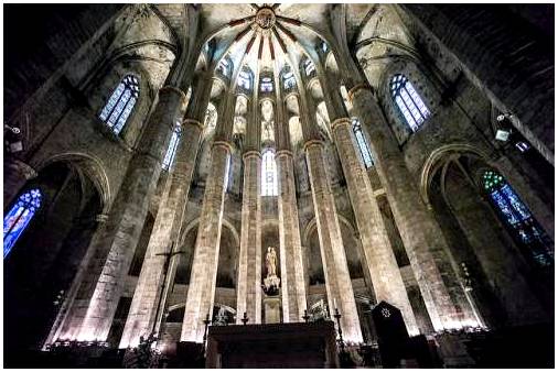Санта-Мария-дель-Мар, одна из самых красивых церквей Барселоны.