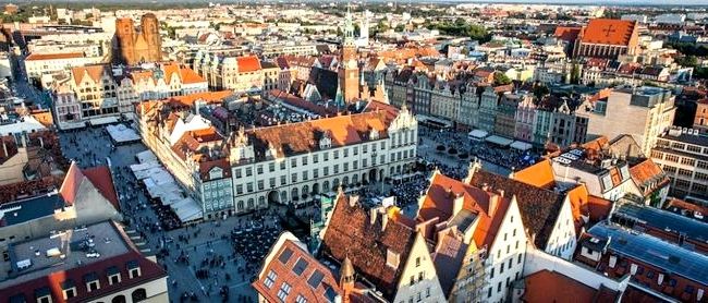 Вроцлав - один из крупнейших городов Польши